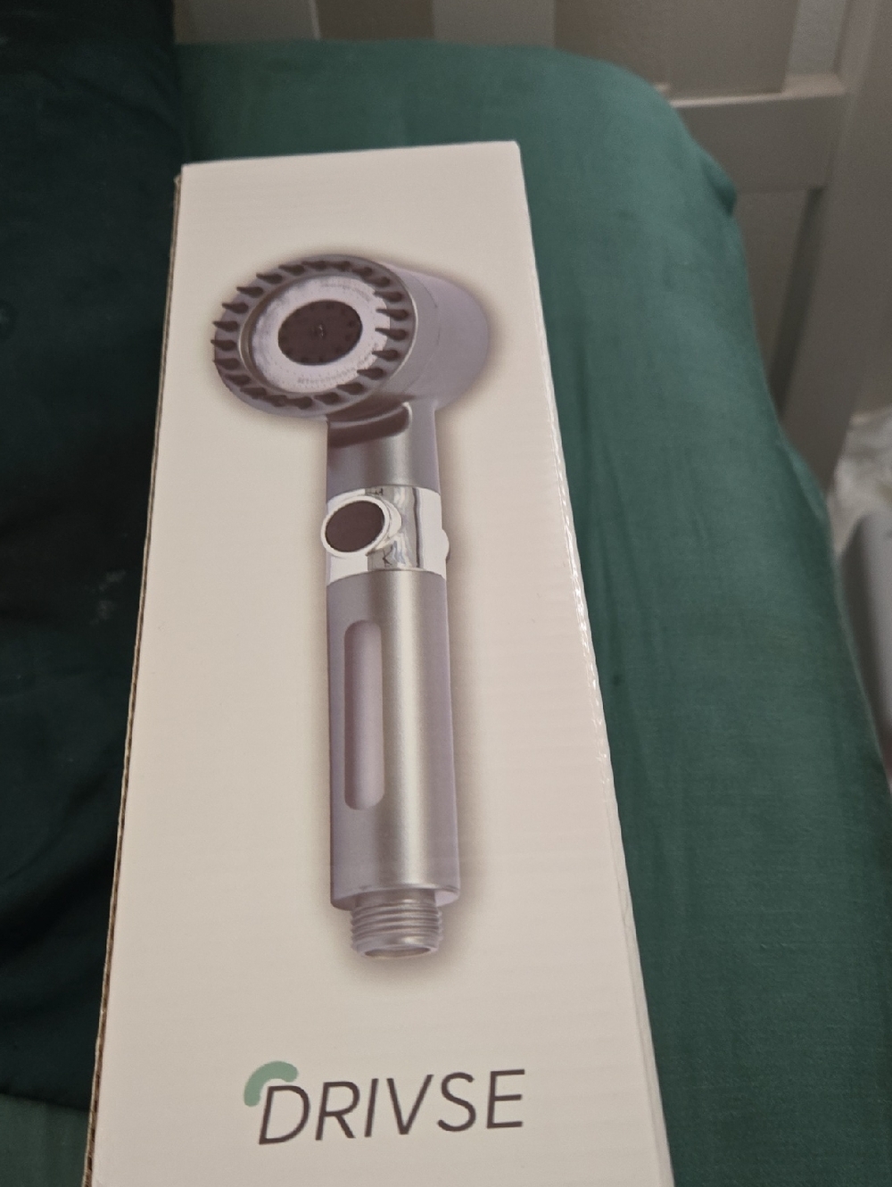 Silver Handheld Shower Head - Brushed Silver